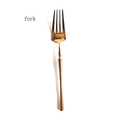 Antique Mirror Rose Gold Cutlery - Nordic Side - 
