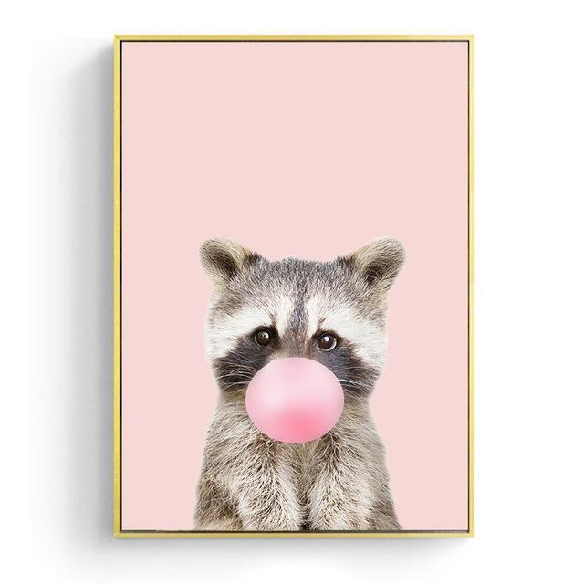 Animals In Pink Room - Nordic Side - 