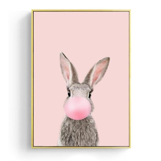 Animals In Pink Room - Nordic Side - 