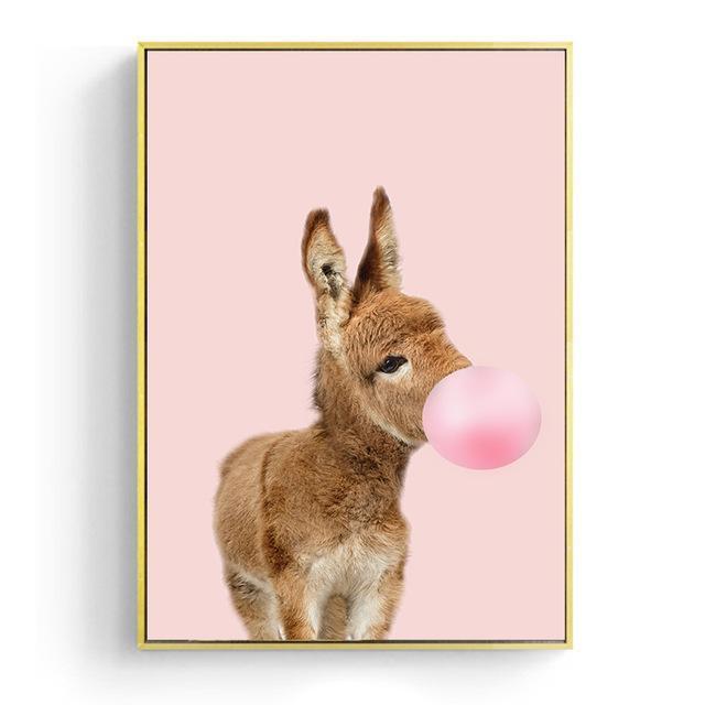 Animals In Pink Room - Nordic Side - 