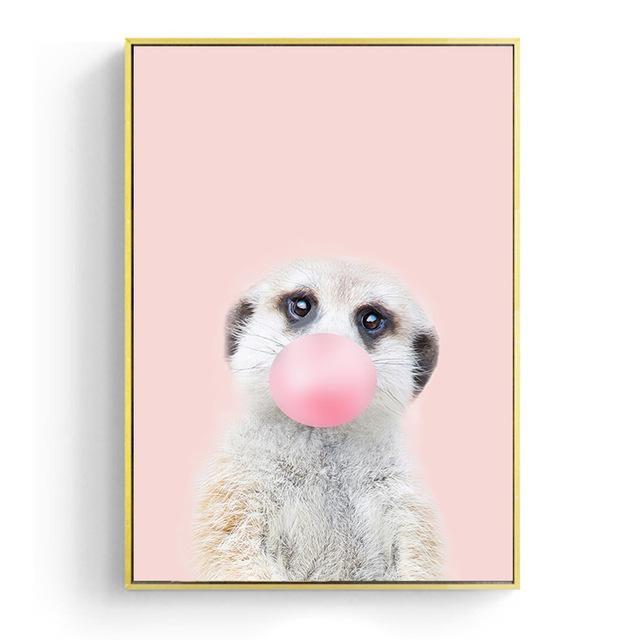 Animals In Pink Room - Nordic Side - 