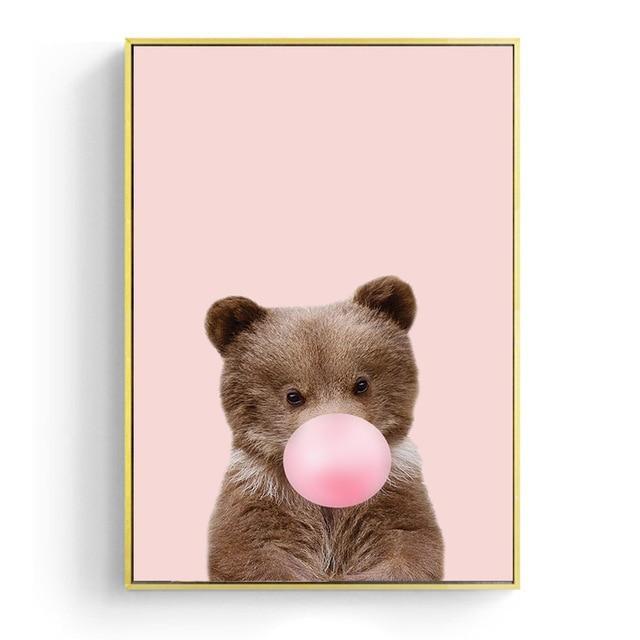 Animals In Pink Room - Nordic Side - 