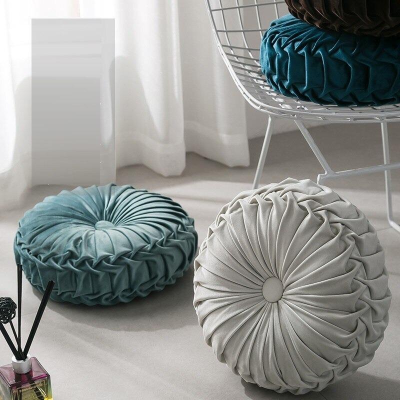 Round Exotic Velvet Round Cushion