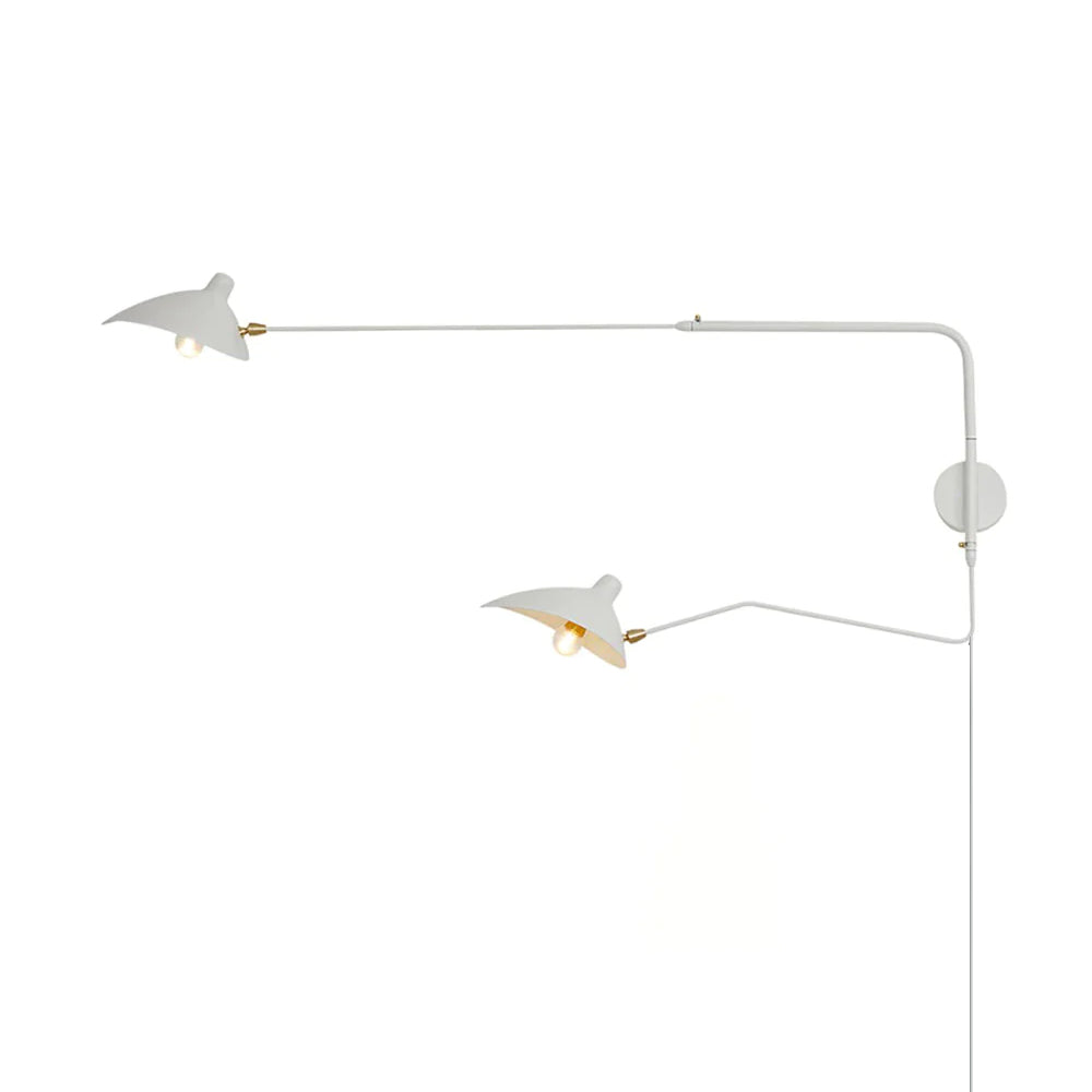 Serge Mouille Plug In Wall Lamp