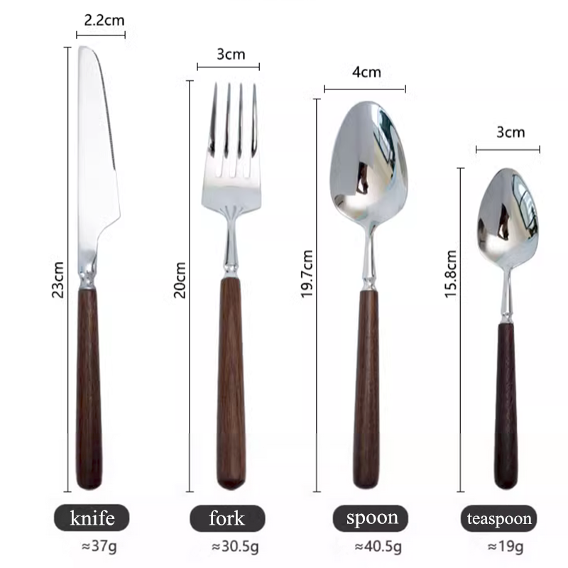 Château Rosewood Cutlery Set