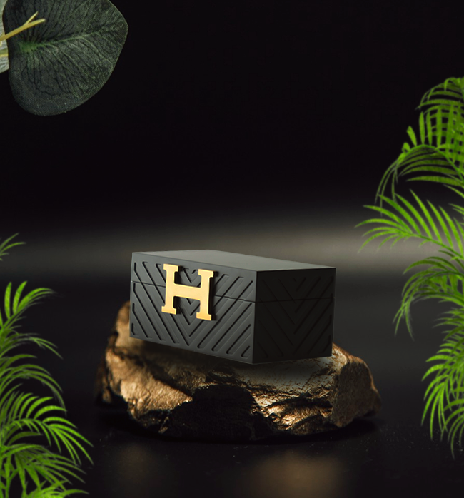 The Hephaestus Collection Jewellery Box - Small, Matte Black