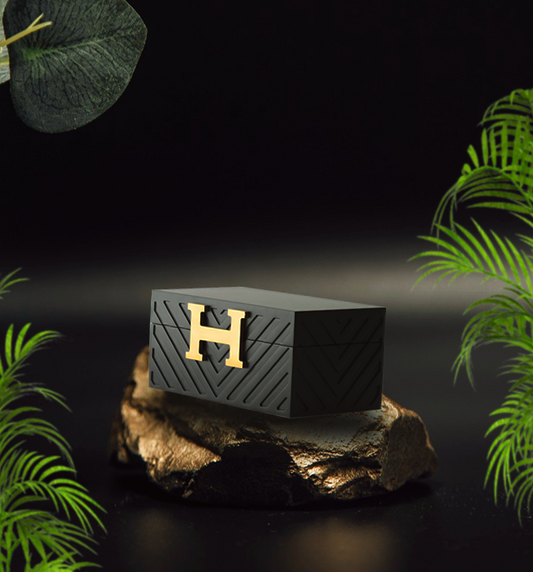 The Hephaestus Collection Jewellery Box - Small, Matte Black