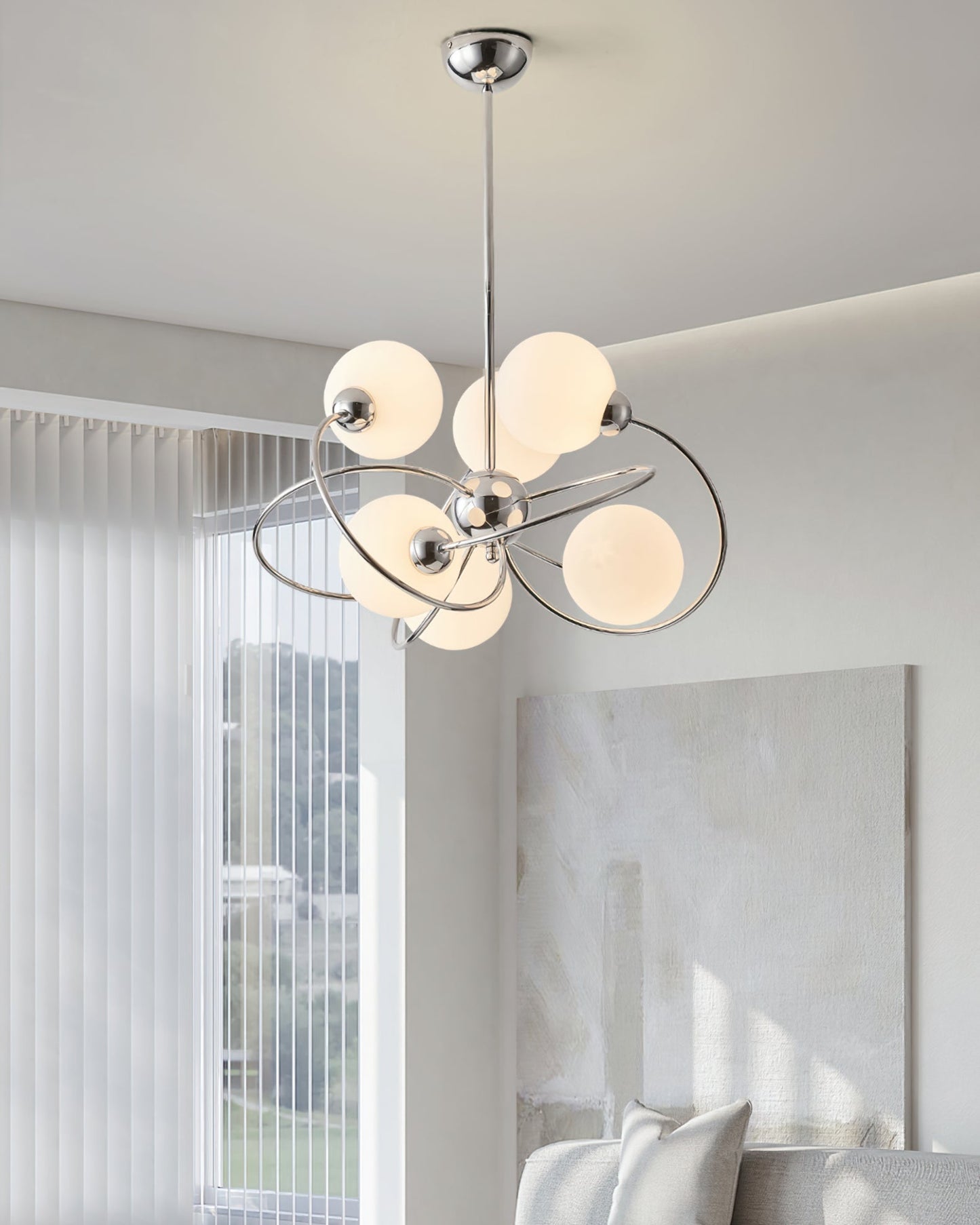 Sputnik Space Age Chandelier