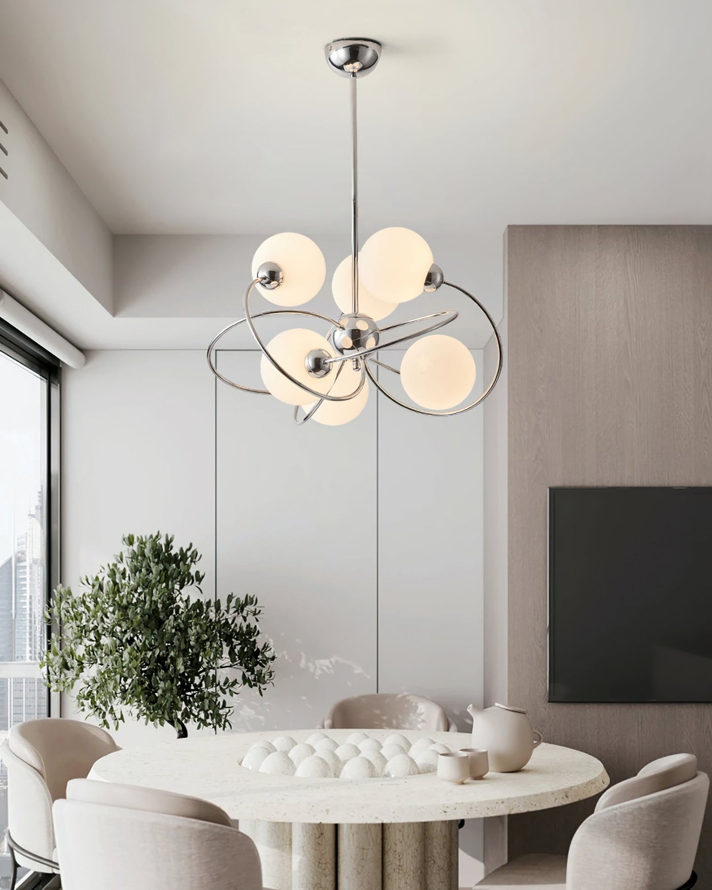 Sputnik Space Age Chandelier