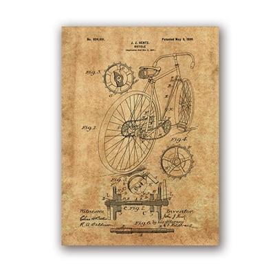 Abstract Racing Bike Canvas Print