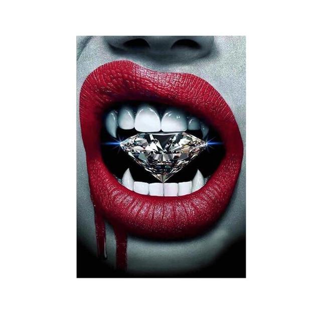 Bold Lip Canvas Print