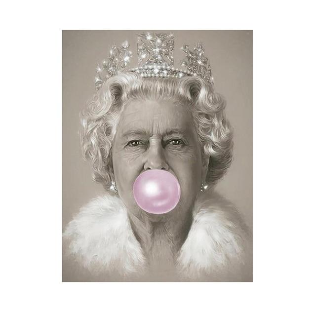 Bubblegum Queen Canvas Print