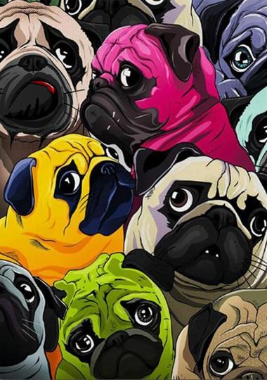 Cartoon Puppy Poster