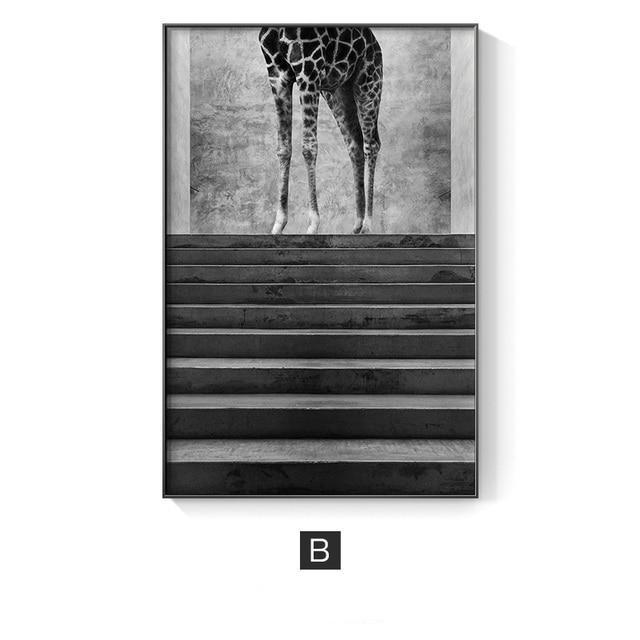 Sneaky Abstract Canvas Wall Art