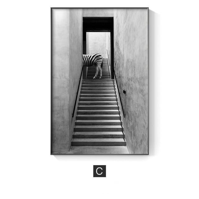 Sneaky Abstract Canvas Wall Art