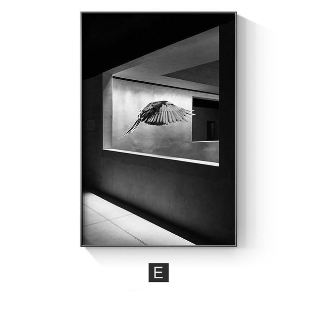 Sneaky Abstract Canvas Wall Art