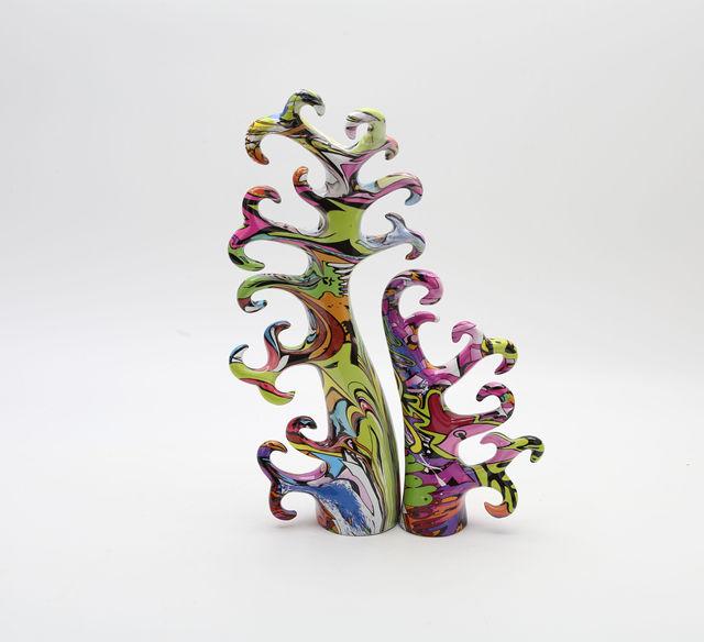 Painted Artisan Coral Figurine Decor