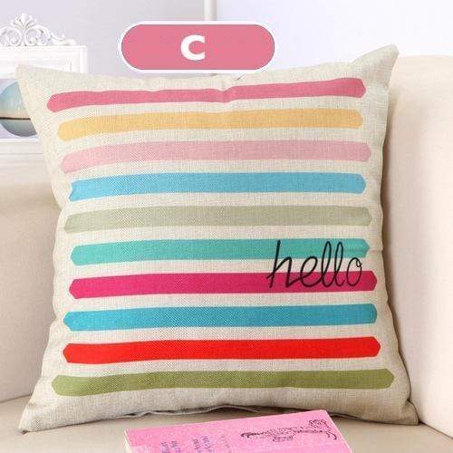 Colorful Cushion - Nordic Side - bis-hidden, home decor, throw pillow