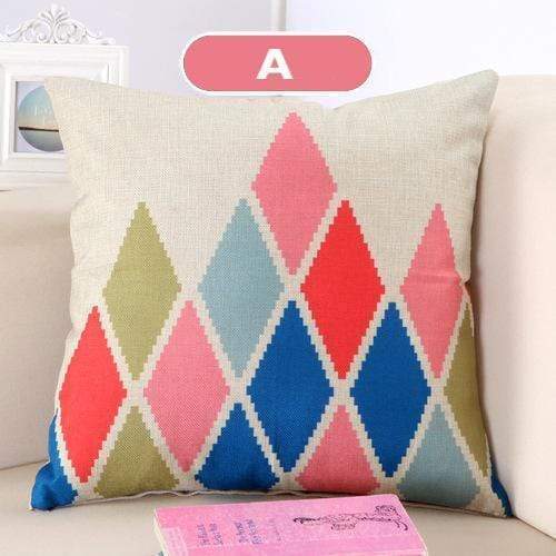 Colorful Cushion - Nordic Side - bis-hidden, home decor, throw pillow