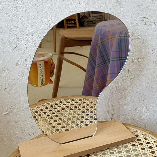 Ellanai Abstract Makeup Mirror - Nordic Side - abstract, ellanai, makeup, mirror