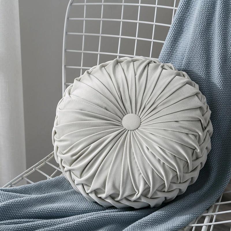 Round Exotic Velvet Round Cushion
