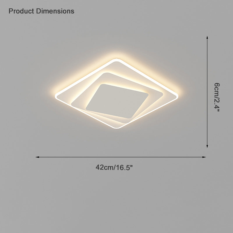 WOMO Geometric Flush Mount Ceiling Light-WM1084