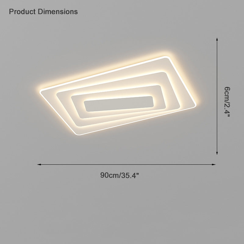 WOMO Geometric Flush Mount Ceiling Light-WM1084